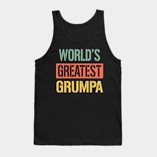 worlds greatest grumpa Tank Top